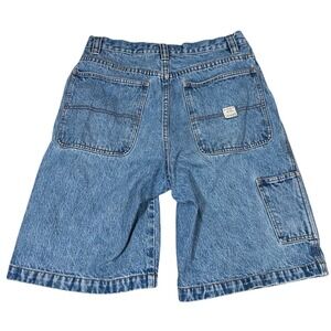 Y2K Unionbay Carpenter Denim Shorts Mens‎ 32 Light Wash 90's Jorts Cargo Skater